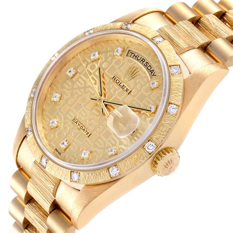 rolex mens 18k yellow gold presidential|More.